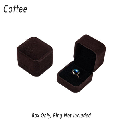 10X Flannel Ring Jewelry Earring Ring Jewelry Boxes Exquisite Gift Organizer
