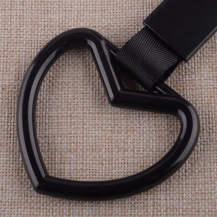 Heart Shaped Car Static Decorative Warning Ring Rear Bumper Interior Pull Ring