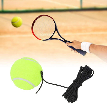 6PCS Tennis Trainer Rebound Ball Training Single Player Practice Equipment