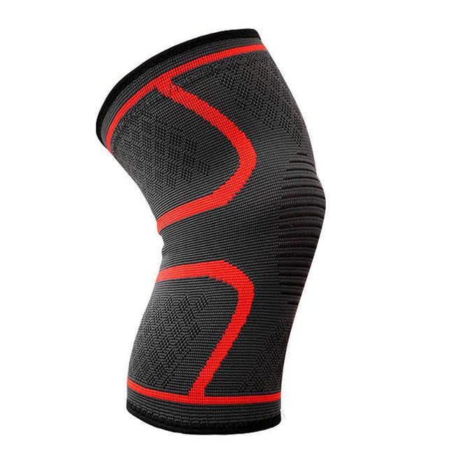 AOLIKES®3D Weaving Knee Support Brace Sleeve Sports Joint Kneelet Leg Breathable Red - Aimall