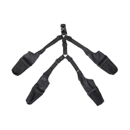 Dog Adjustable Suspender Boots Waterproof Dog Shoes Anti-Slip Pet Paw Protector