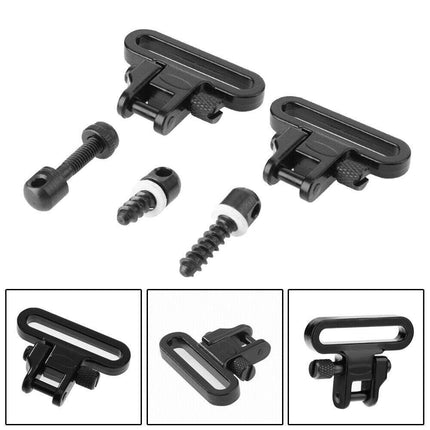 5PCS Swivel Studs Bolt Quick Detach Machine Screw & Base FOR QD Rifle Sling AU - Aimall