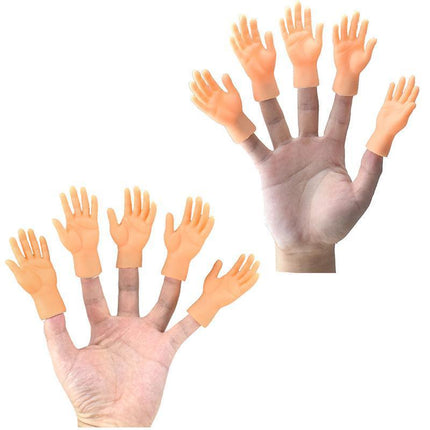 Mini Finger Hands Tiny Puppets Props Play Toy Kids Cat Pet Party Game Story Time - Aimall