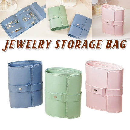 Travel Jewellery Storage Bag Portable Organizer Pouch for Rings Earrings Case