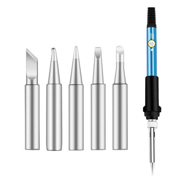 60W Electric Soldering Iron Kit Solder Welding Tool Stand Adjustable Temperature - Aimall