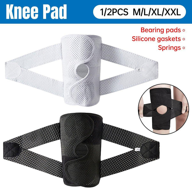 1/2PCS Adjustable Ultra Thin Knee Support Straps Sports Compression Knee Brace
