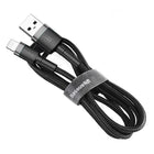 Baseus USB Charging Cable Data Charger Cord For iPhone 13 12 11 XS XR 8 7 iPad 2PCS 1M - Aimall
