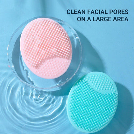 Silicone Face Cleansing Soft Brush Facial Washing Massager Scrubber Cleaner