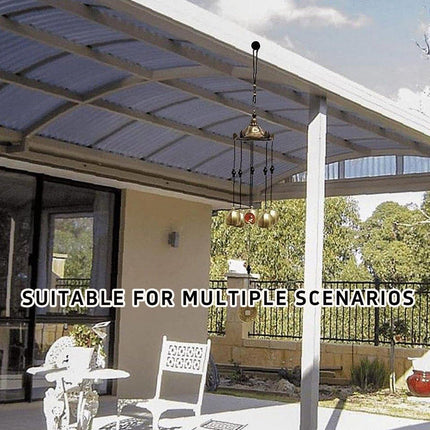 Metal Bell Wind Chime Pendant Outdoor Hanging Decoration Garden Patio Decor