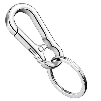 3PCS Clasp Clips Hook Alloy Key Ring Split Detachable Keychain Durable Diy - Aimall