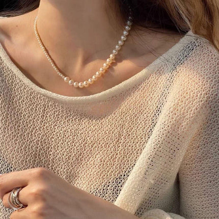 Imitation Pearl Necklaces Different Sizes Elegant Jewellery Women Girls