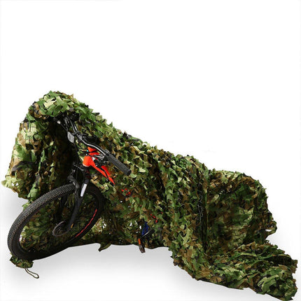 Outdoor Camouflage Mesh Sunscreen Shade Heat Insulation Leaf Decorative Fabrics