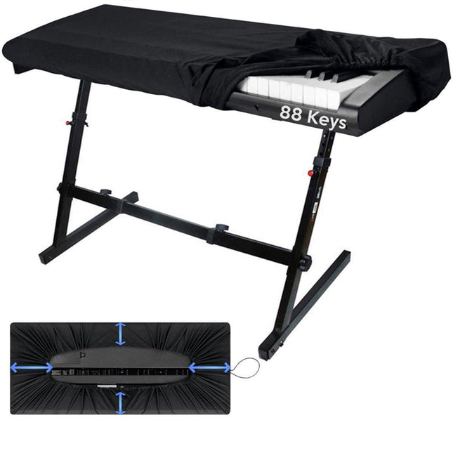 88 Key Stretchable Piano Keyboard Dust Cover Protector for Electronic Keyboard