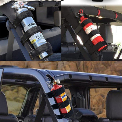 Auto Car Fire Extinguisher Mount Holder Strap Fixing Belt Car Fire Extinguisher
