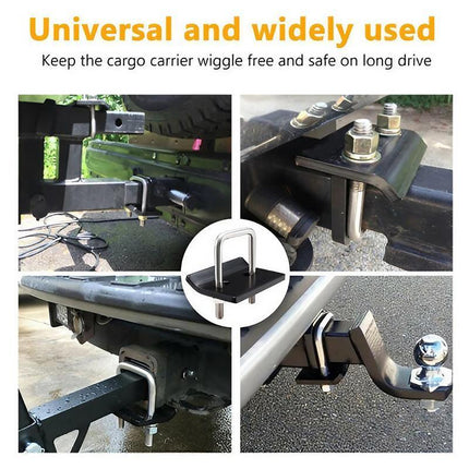 Anti-Rattle Stabilizer Hitch Tightener Bracket Tongue Tow Bar Trailer Caravan - Aimall