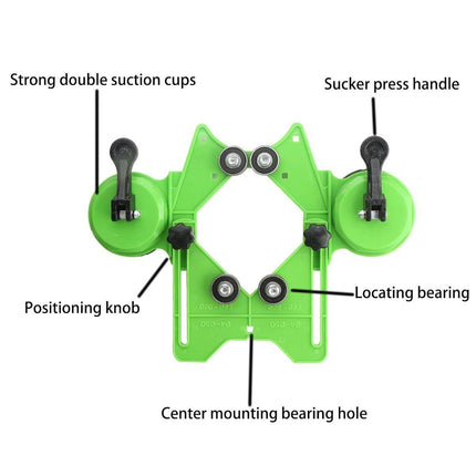 Multifunction Glass Tile Positioning Tool Drill Chuck Marble Hole Punching Tool