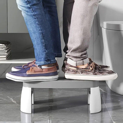 Toilet Stool Anti-Slip Bathroom Footstool for Home Use with Stable Support Design