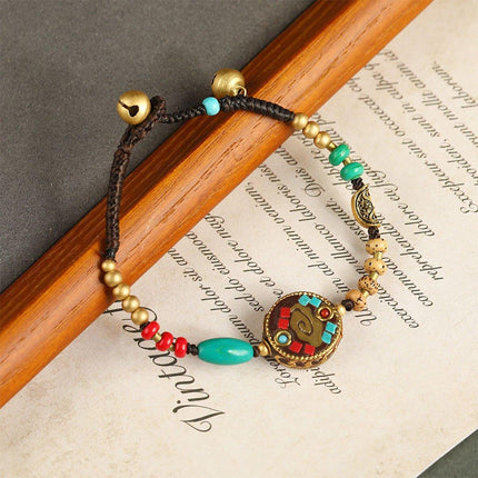 Vintage Ethnic Style Bracelet for Women Simple Weaving String Fashion Jewellery