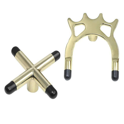 2PCS Pool Snooker Billiard Table Cue rest cross And spider jigger brass Set - Aimall