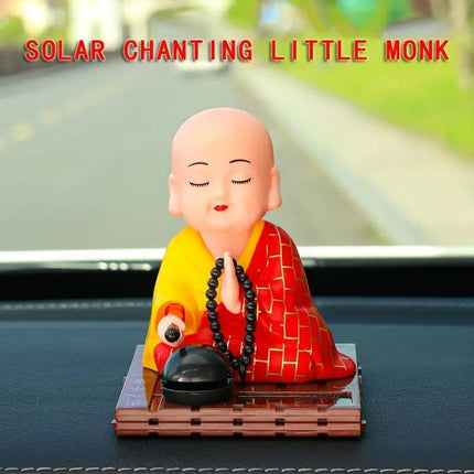 Little Novice Monk Car Ornaments Decorative Figurines Cute Home Office Decor