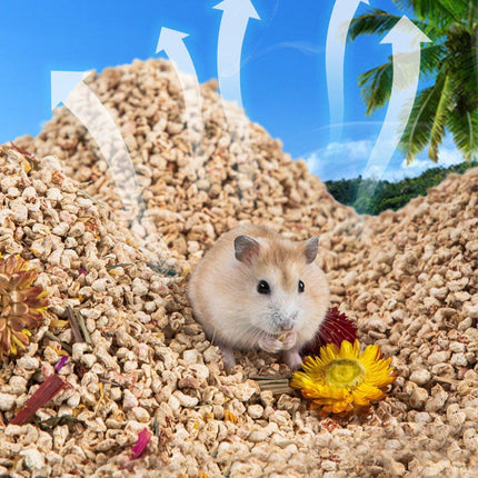 Plants Corncob Bedding Nest Pad for Hamster Rabbit Hedgehog Small Pet Supplies - Aimall