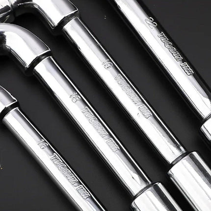 6-23mm L Shaped Socket Wrench Elbow Multi Size Hardware Repair Tool Set