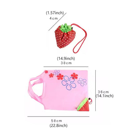5PCS Reusable Foldable Portable Shopping Grocery Storage Tote Bag