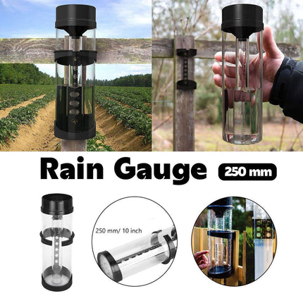 Outdoor Rain Gauge Weather Station Rainfall Measuring Collector for Garden Yard