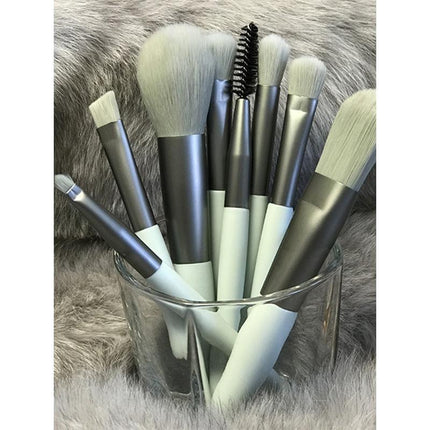 8PCS Eyeshadow Makeup Brush Set Travel Cosmetic Brushes Kit Brushes Kit with Bag - Aimall