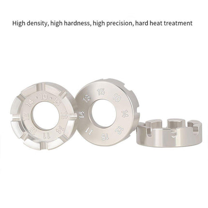 Bicycle Spoke Wrench Ring Tool Bike Wheel Repair Tool for Spoke Adjustment Kit
