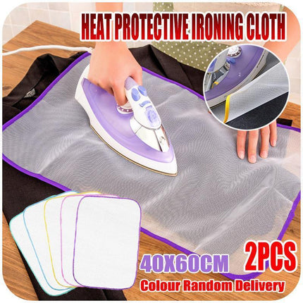 2PCS Heat Protective Ironing Cloth Protective Ironing Mattress Mesh Pressing Pad - Aimall