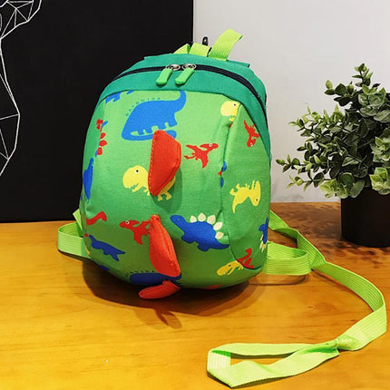Kids Safety Harness Backpack Leash Child Toddler Anti-lost Dinosaur Bag Cartoon - Aimall