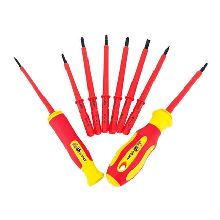 10PCS Insulated Screwdriver Set Multifunctional Electrician Tool Kit Bag Home