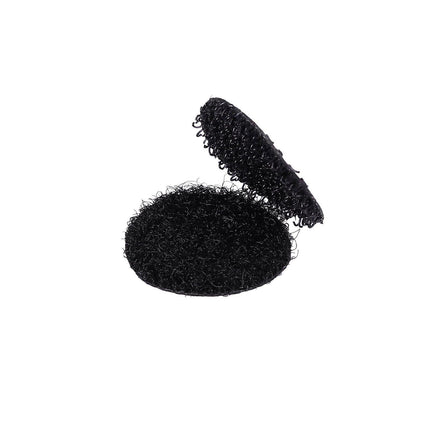Hook and Loop Sticky Self Adhesive Dots Coins Circles Tape Black White 30mm - Aimall