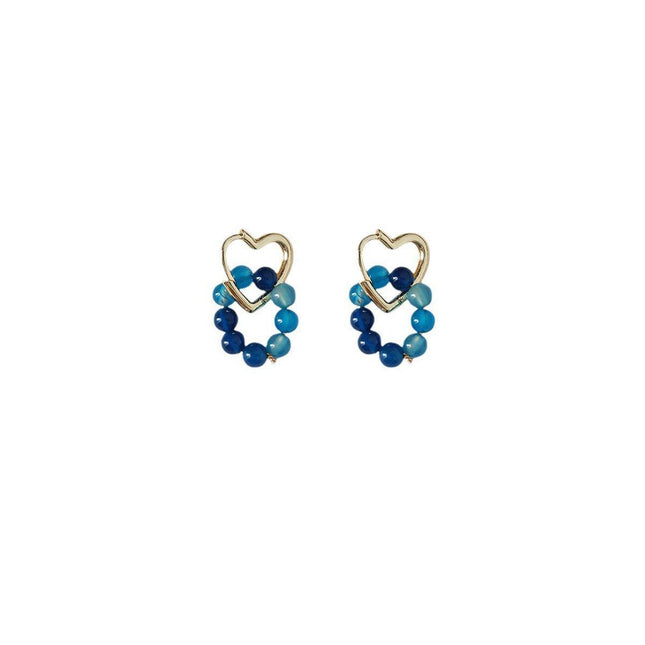 High End Handmade Fashion Earrings Printed Material Jewelry for Women Trendy