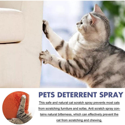 Cat Anti Scratch Spray Protect Door Sofa Furniture Pet Scratch Prevention Spray