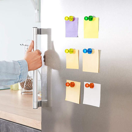 10-40x Magnets Push Pin Thumbtacks Magnets Fridge Whiteboard Magnets Office Home - Aimall