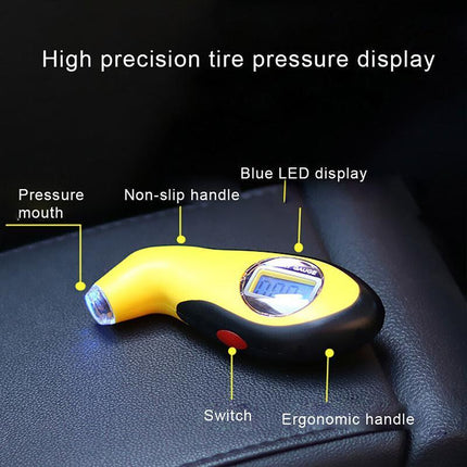 Tire Pressure Guage Digital Car Bike Truck Auto Air PSI Meter Tester Tyre Gauge - Aimall