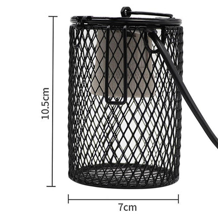 Reptile Ceramic Heat Lamp with Anti-hot Cage Light Holder Switch Set Brooder Pet - Aimall