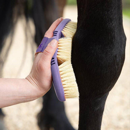 Oval Bendable Horse Grooming Brush Cleaning Shedding Massage Care Supplies