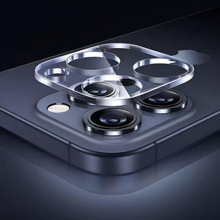 2PCS Transparent Tempered Glass Camera Lens Protector for iPhone 15 Pro Max