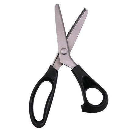 Dressmaking Pinking Shears Crafts Zig Zag Cut Serrated Scissors Serrated Fabric - Aimall