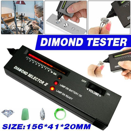V2 Diamond Tester Gems Gemstone Tool Tool NEW Selector LED Audio Jewelry Test - Aimall