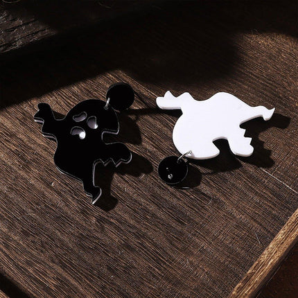 Halloween Ghost Earrings Punk Style Jewelry for Women Gothic Fashion Accessories