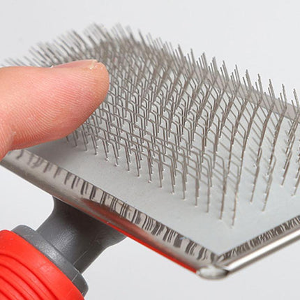 M Size Hair Shedding Grooming Trimmer Comb Brush Slicker Undercoat Rake Pet Dog Cat - Aimall