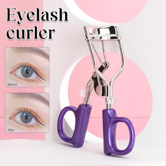 Mini Eyelash Curler with Silicone Refill Pads Make Up Tool for Women Girl Beauty - Aimall