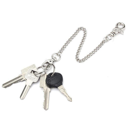 Silver Mental Key Chain Clip Pants Jeans Hip hop Biker Wallet Chain Belt Jewelry - Aimall