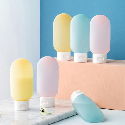 6PCS Travel Bottles Tube Squeeze Shampoo Shower Empty Lotion Sub-bottling - Aimall