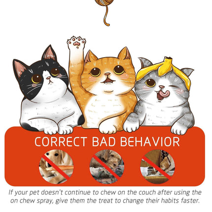 Anti Chew Spray Stops Dogs Cats Scratching Sofas Gnawing Behavioral Correction