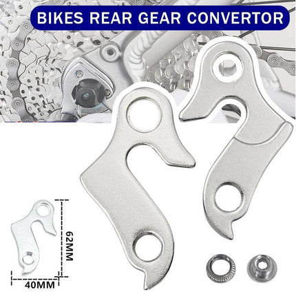 Rear Gear Mech Derailleur Hanger Dropout Convertor Adapter For MTB Bikes - Aimall